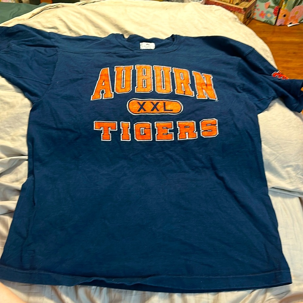 Vintage Auburn Oversize Cotton Jersey TShirt sz:L